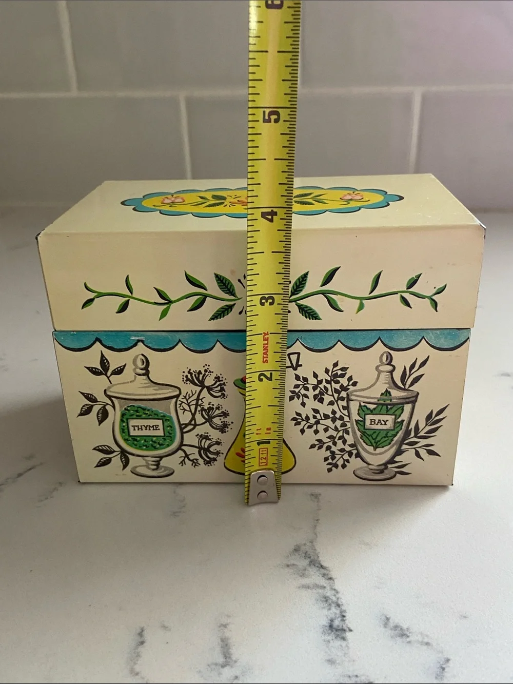 Vintage Chein Recipe Box Tin Recipe Card Box 1964 Pillsbury Booklet